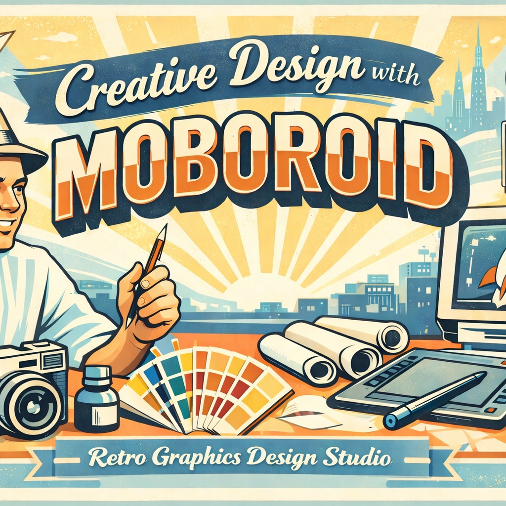 The Retro Logo Design is in Mirpur Moboroid