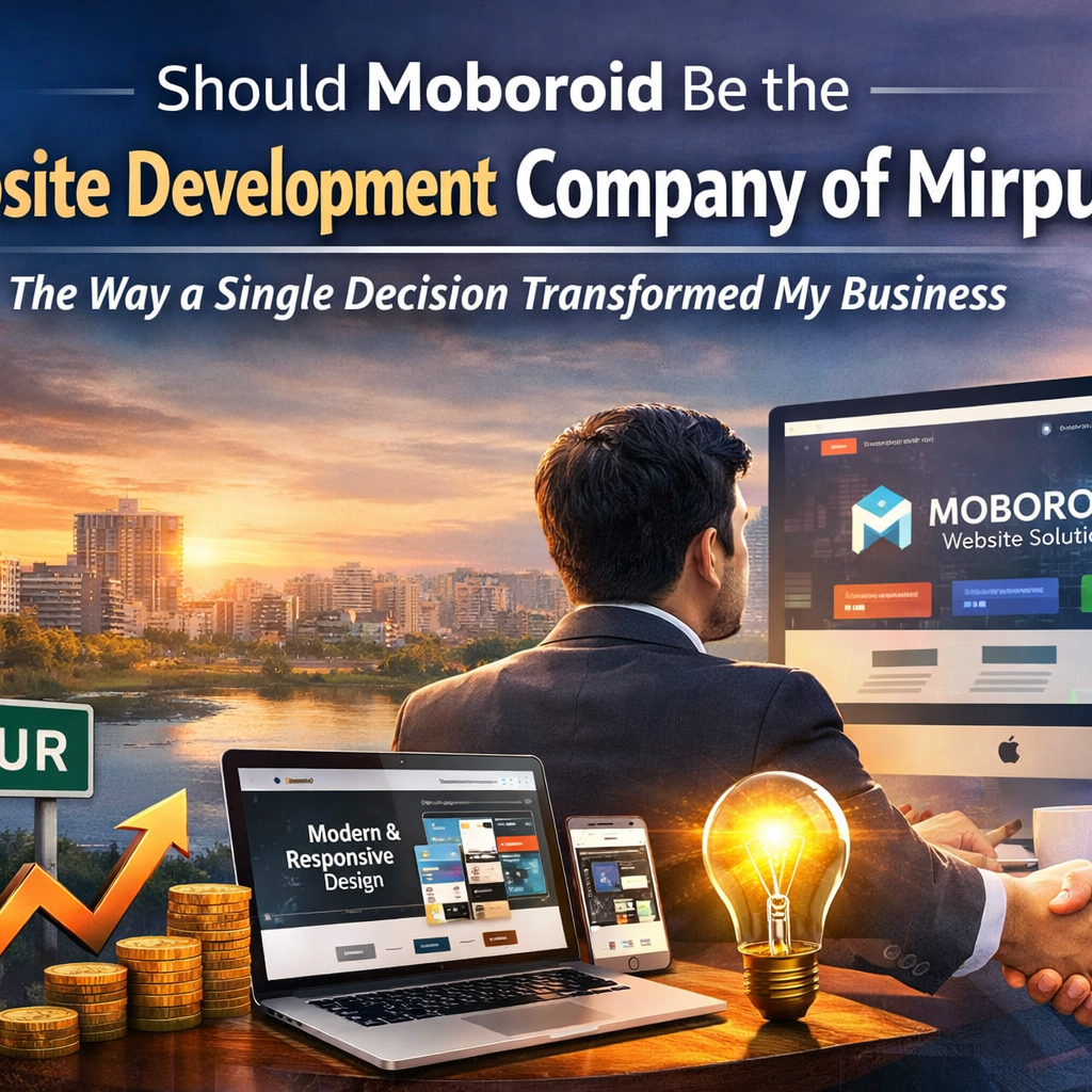 Should Moboroid Be the Website Development Company of Mirpur? The Way a Single Decision transformed my business